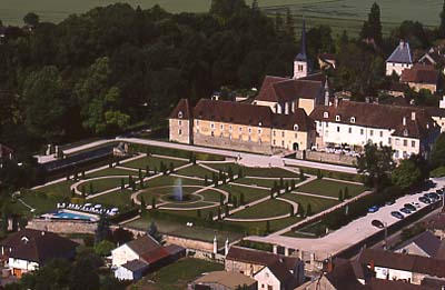 Chateau de Gilly in Burgundy - France