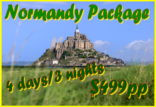 Normandy Package Fil Franck Tours, Landing beaches, Bayeux 
