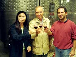 Matteo and his father the winemaker of Casa Sola