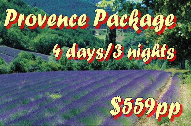 www.FilFranck.com Provence Hotel Package